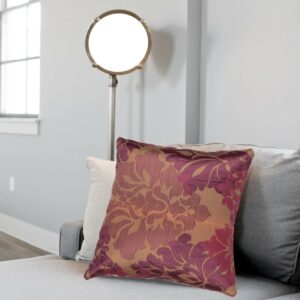 Grecian Rose Taupe Cushion Cover 16X16 Inch