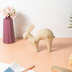 Carved Rabbit Sculpture