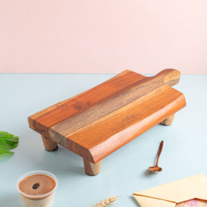 Teak Wood Serving Platter And Chopping Board